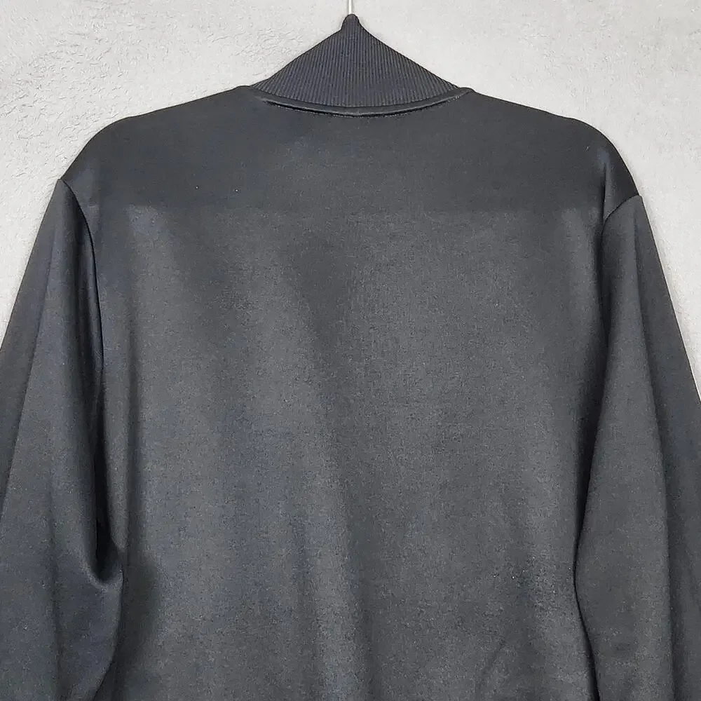 Nike Sportswear Tribute Jacket Mens 2XL Black Full Zip Striped 502643-010